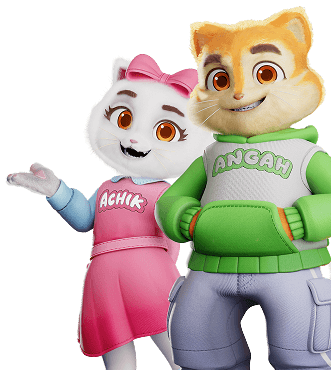 Achik and Angah Mascots