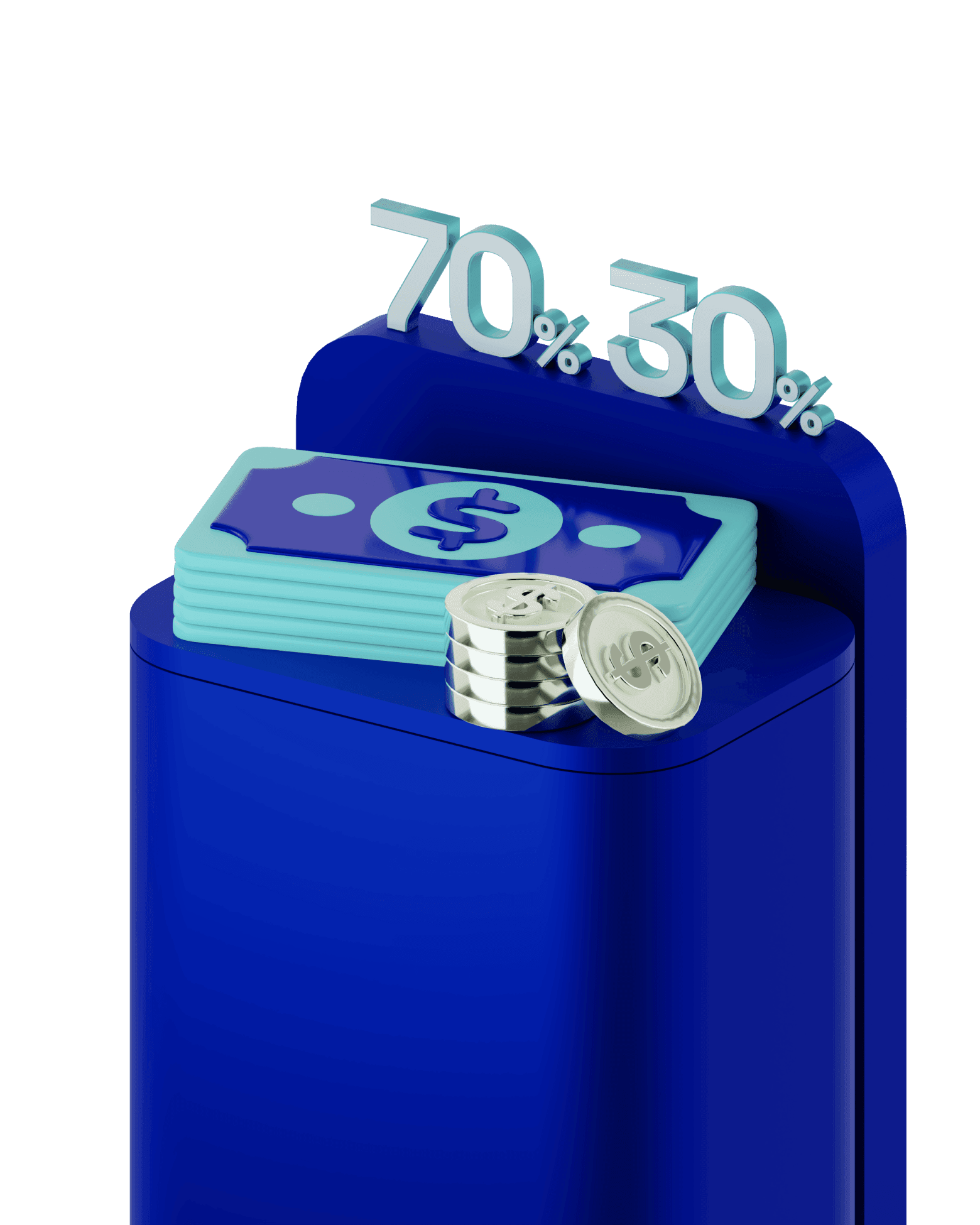 Illustration of the 70% ASB and 30% ASN Imbang 2 allocation