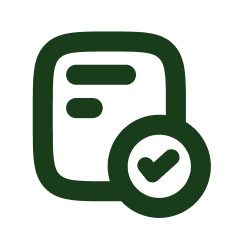 Document with tick icon